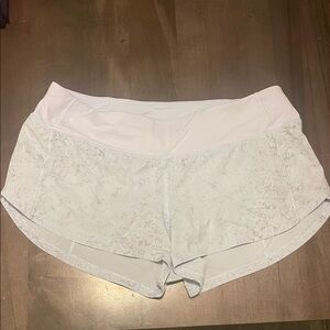 Lululemon Athletica Light Blue Gray Athletic Shorts